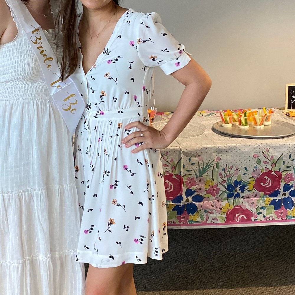 MADEWELL flower mini dress